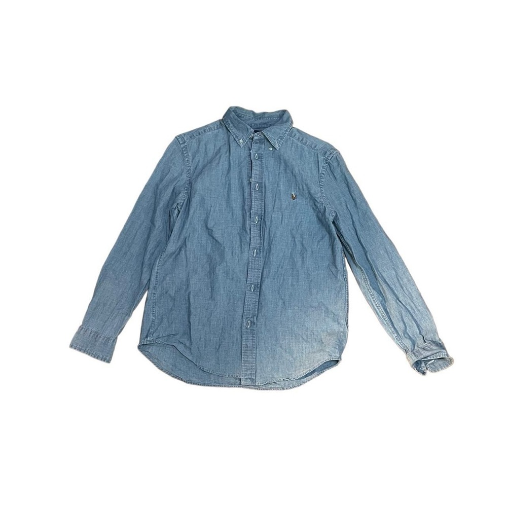 ralph lauren long sleeve button up women’s large.